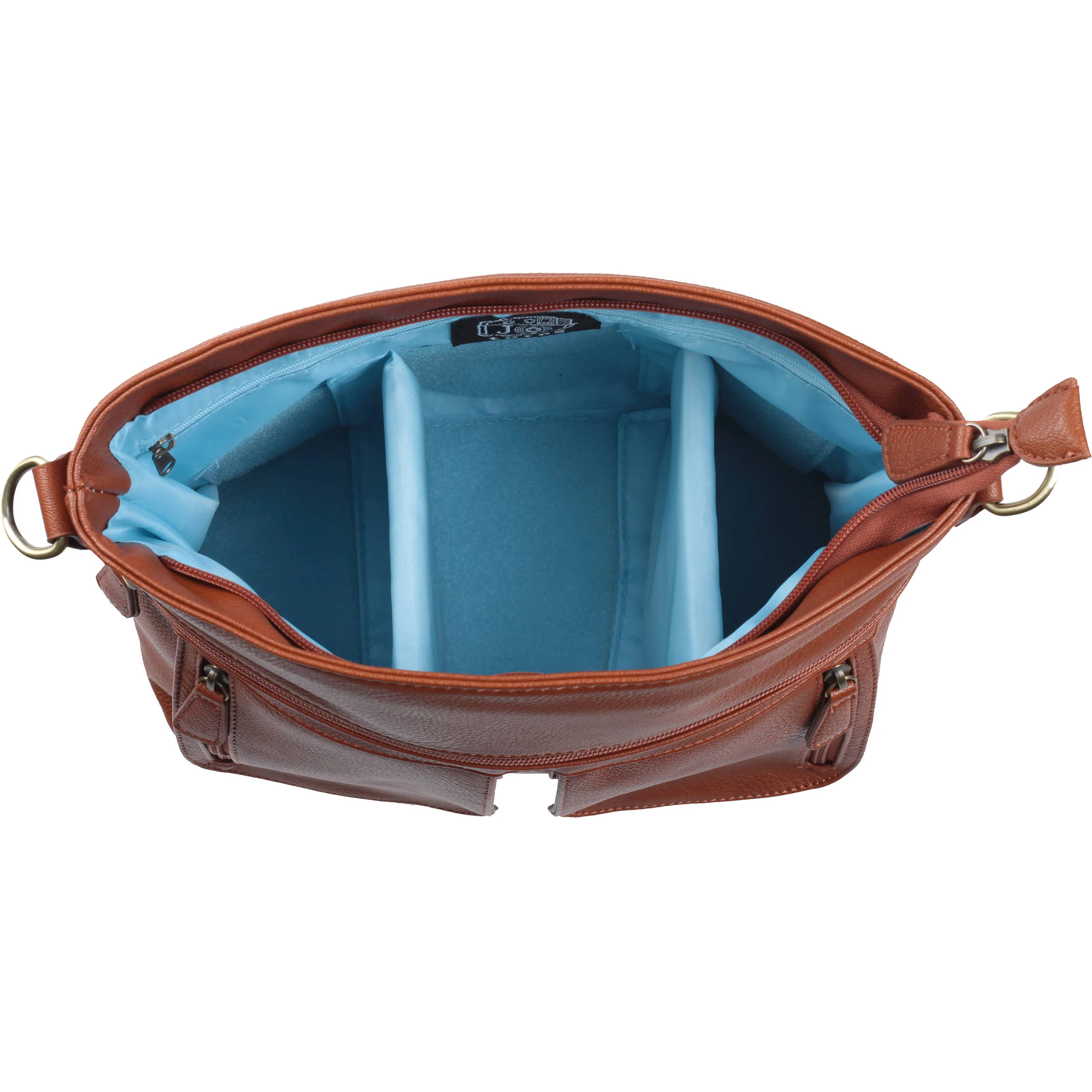 Jo Totes Allison Camera Bag with Dual Front Pouches (Butterscotch) - Image 4