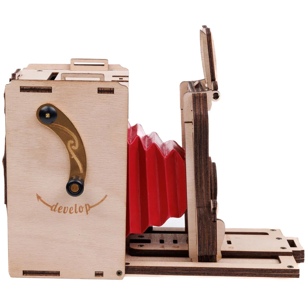 JollyLook Pinhole Instant Film Camera DIY Kit (Natural Wood) - Image 3