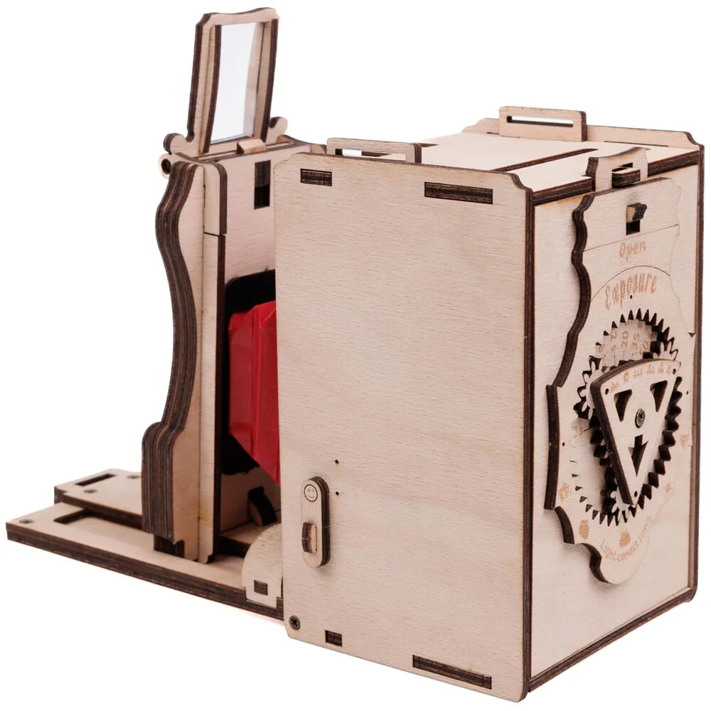 JollyLook Pinhole Instant Film Camera DIY Kit (Natural Wood) - Image 6