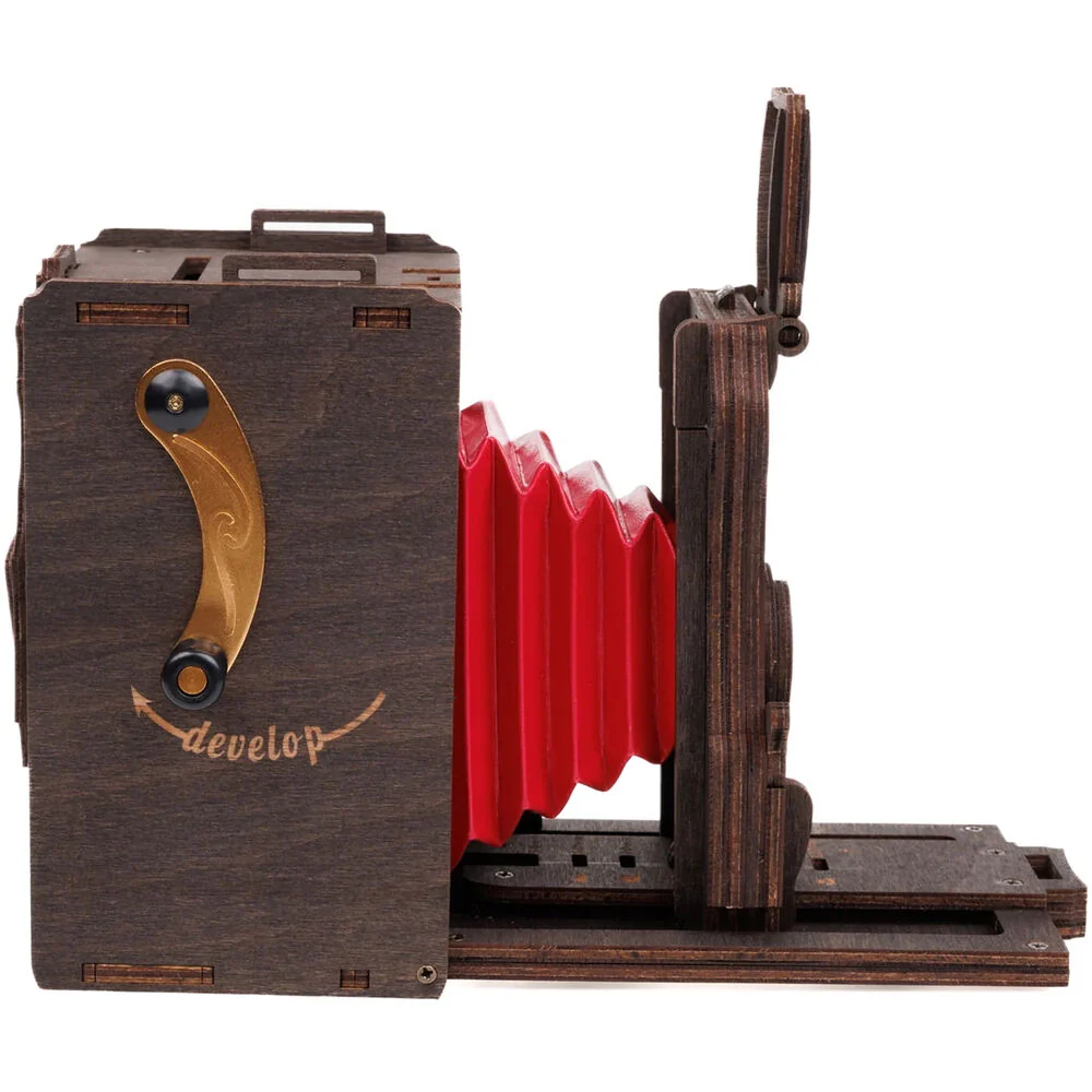 JollyLook Pinhole Instant Film Camera (Stained Brown, Pre-Assembled) - Image 3