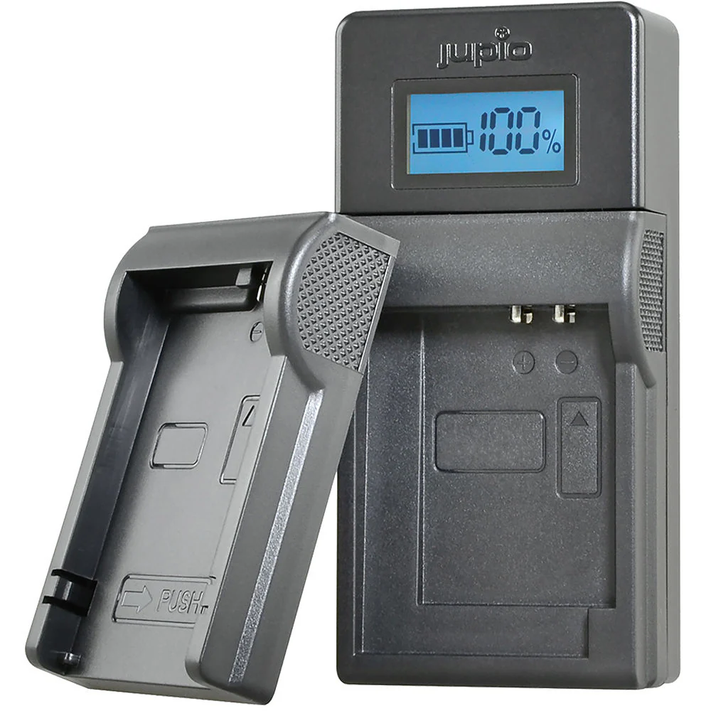Jupio USB Charger Kit for Select FUJIFILM, Nikon, Olympus, Panasonic, Pentax, and Samsung Batteries (3.6 to 4.2V) - Image 2