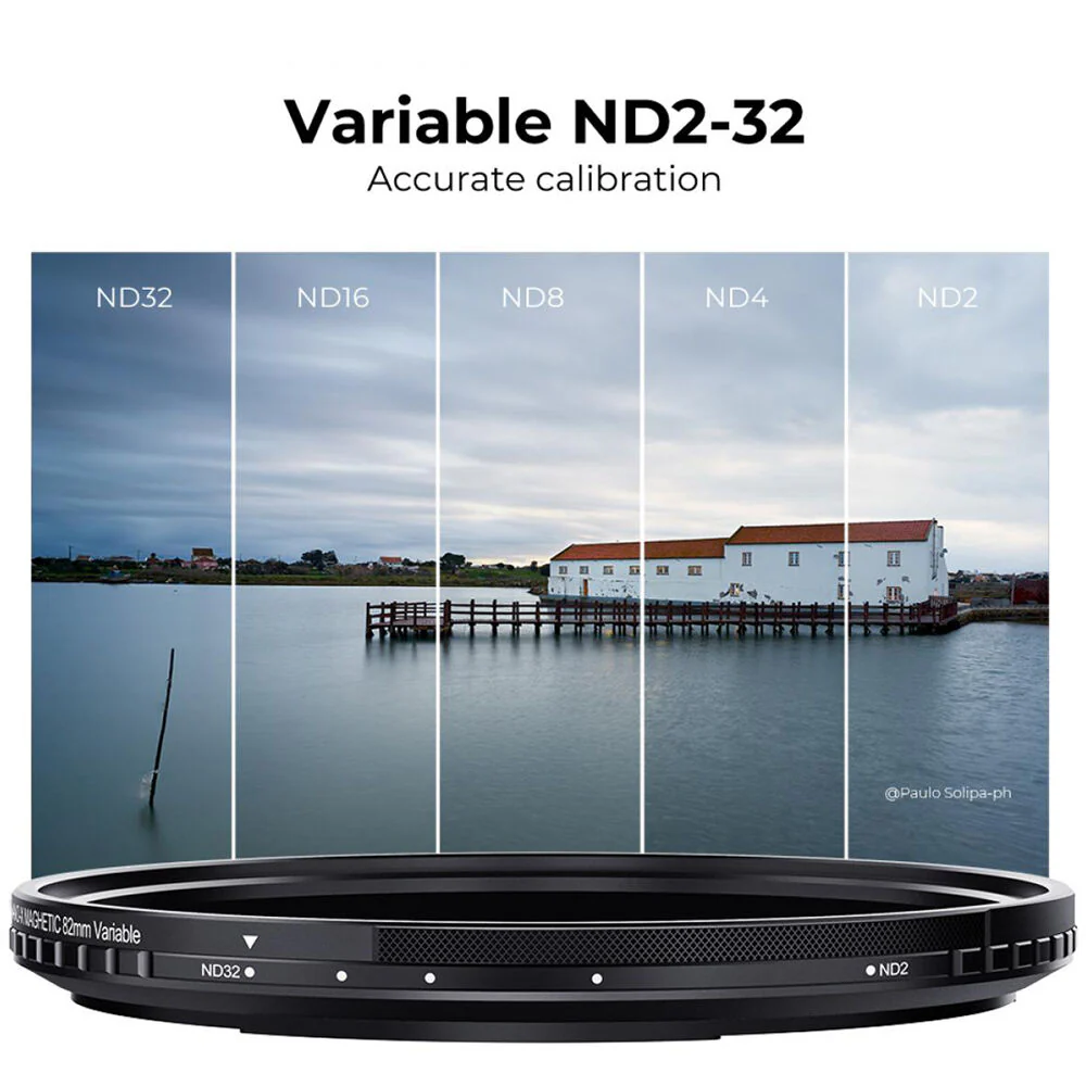 K&F Concept 52mm Nano X-Pro Magnetic ND2-32 (1-5 Stop) Variable Neutral Density Filter - Image 5