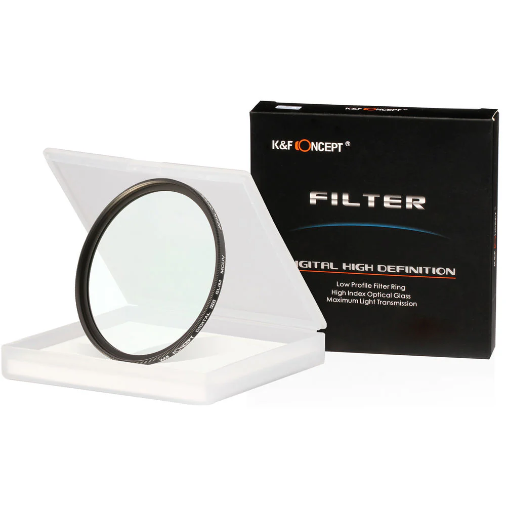 K&F Concept Green Multi-Coated Schott B270 German Optics Slim UV Filter (52mm) - Image 13