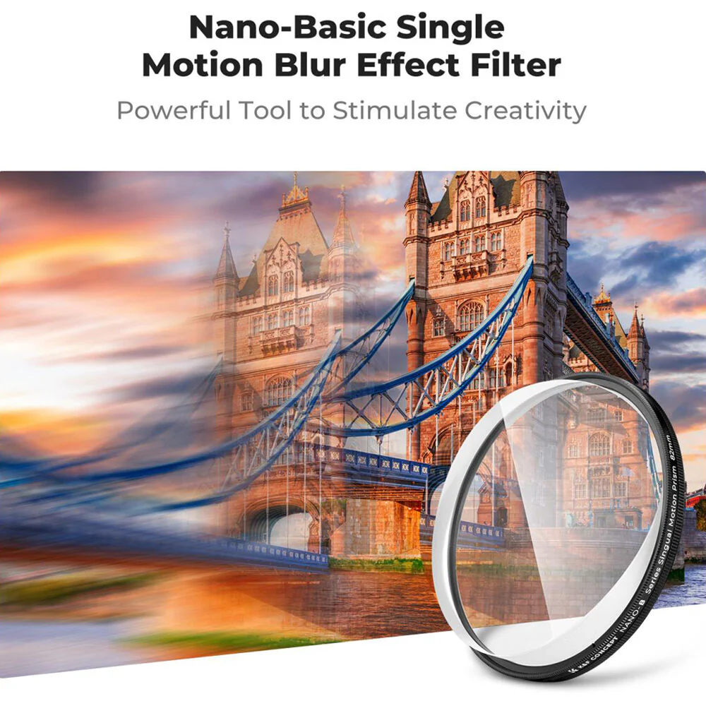 K&F Concept Nano-B Series Single Motion Blur Filter (67mm) - Image 2