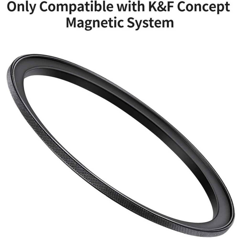 K&F Concept Nano-X Series Magnetic Lens Filter Step-Up Adapter (52 to 82mm) - Image 3