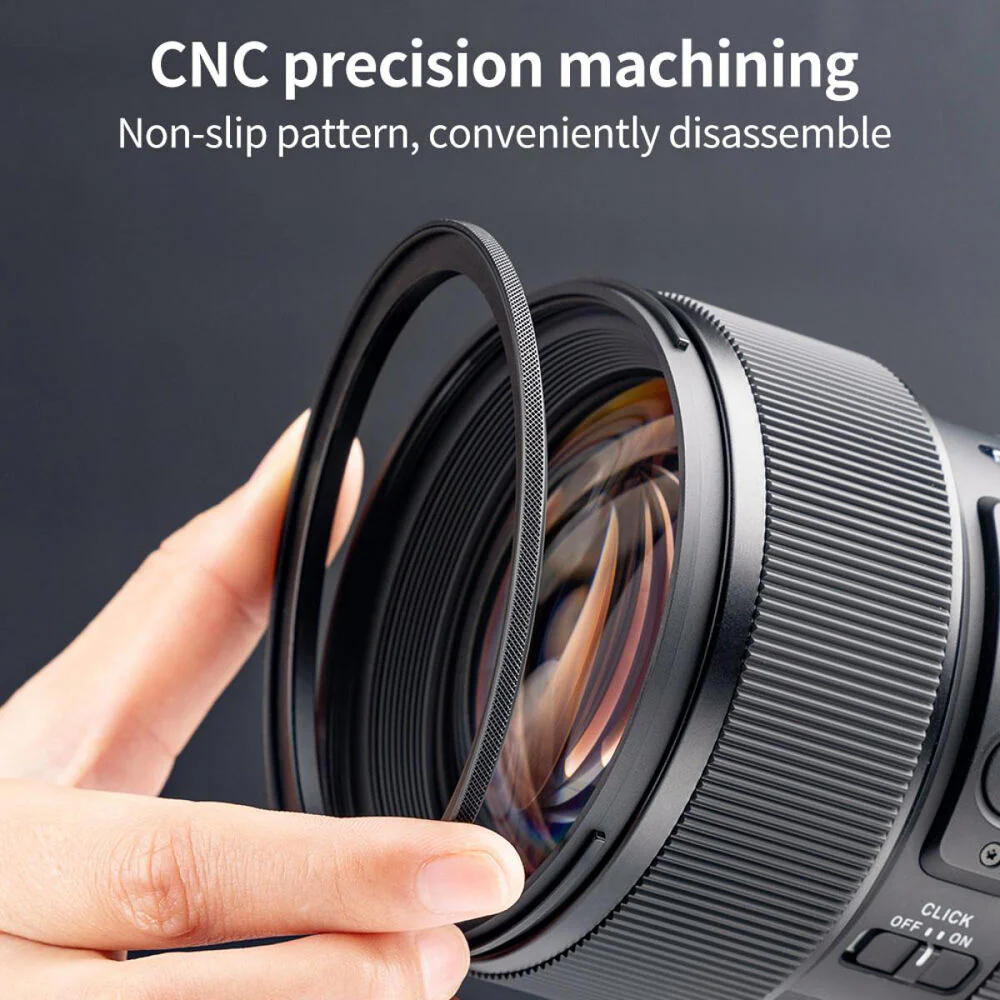 K&F Concept Nano-X Series Magnetic Lens Filter Step-Up Adapter (52 to 82mm) - Image 4