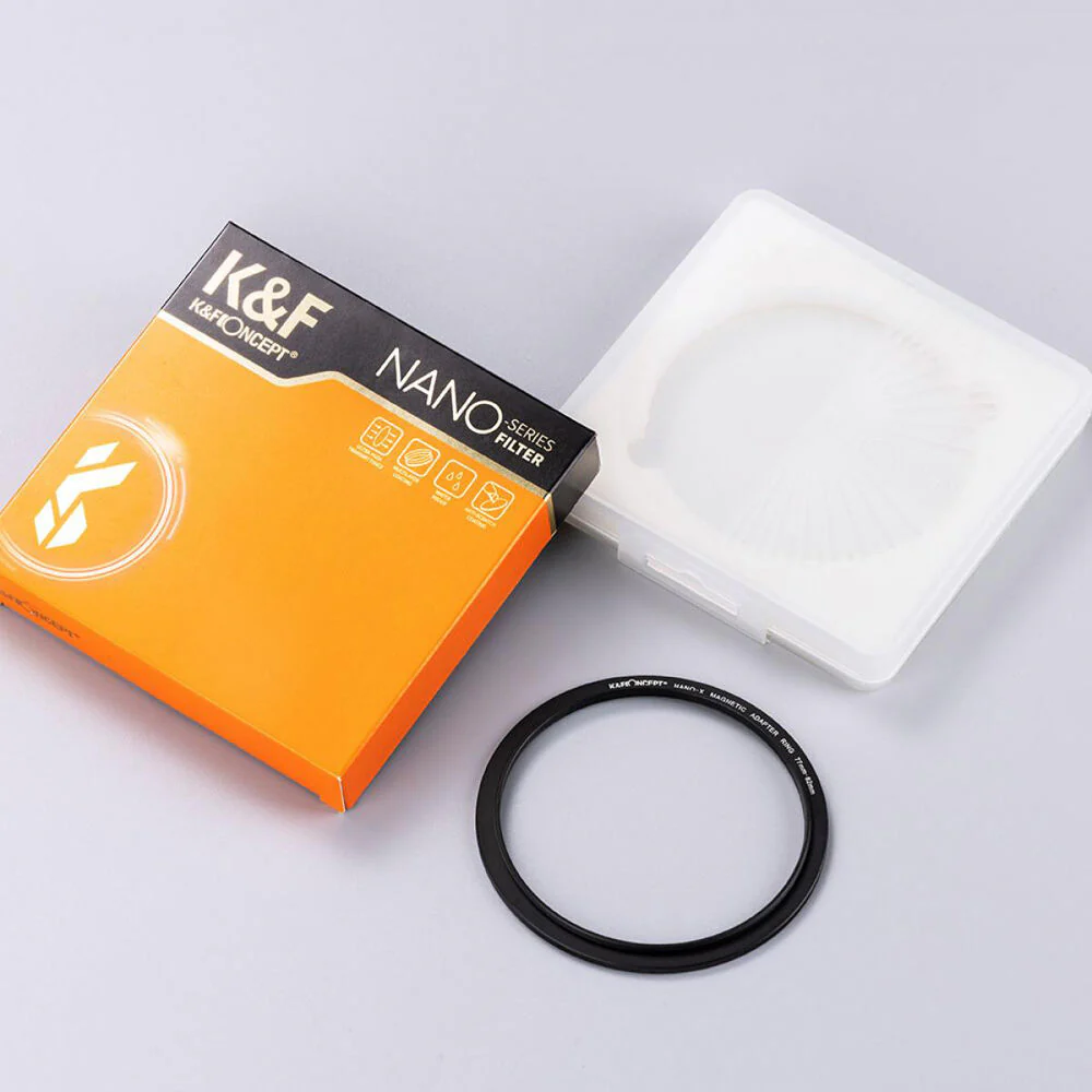 K&F Concept Nano-X Series Magnetic Lens Filter Step-Up Adapter (52 to 82mm) - Image 6