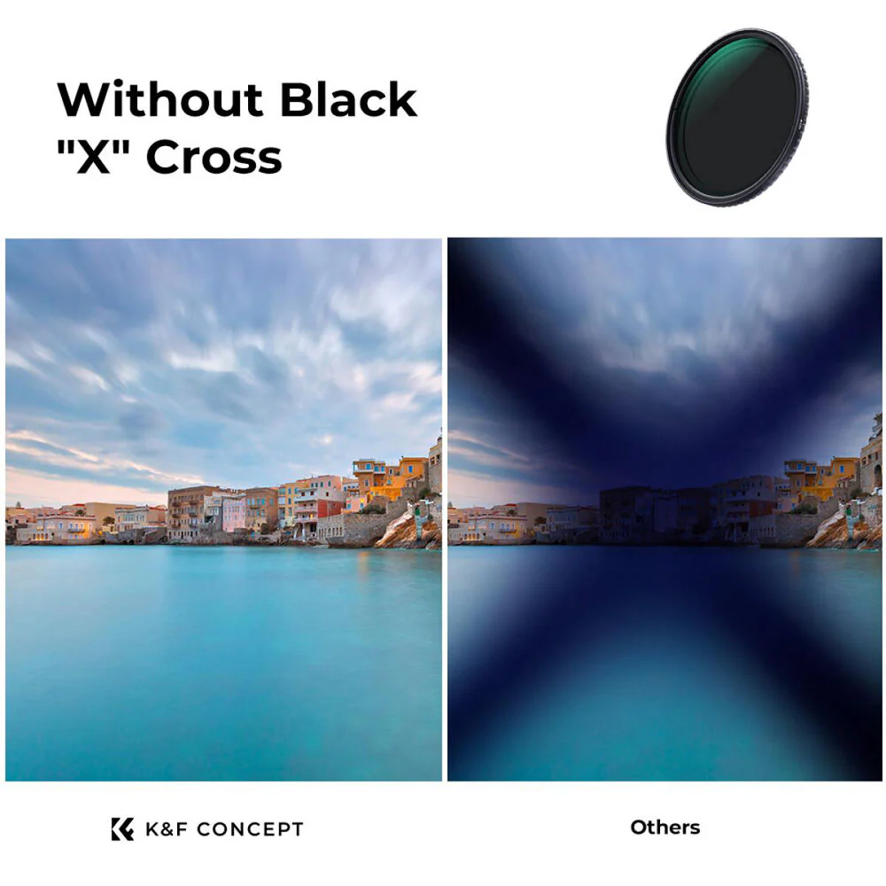 K&F Concept Nano-X Series Variable ND Filter (55mm, 1 to 5-Stop) - Image 2
