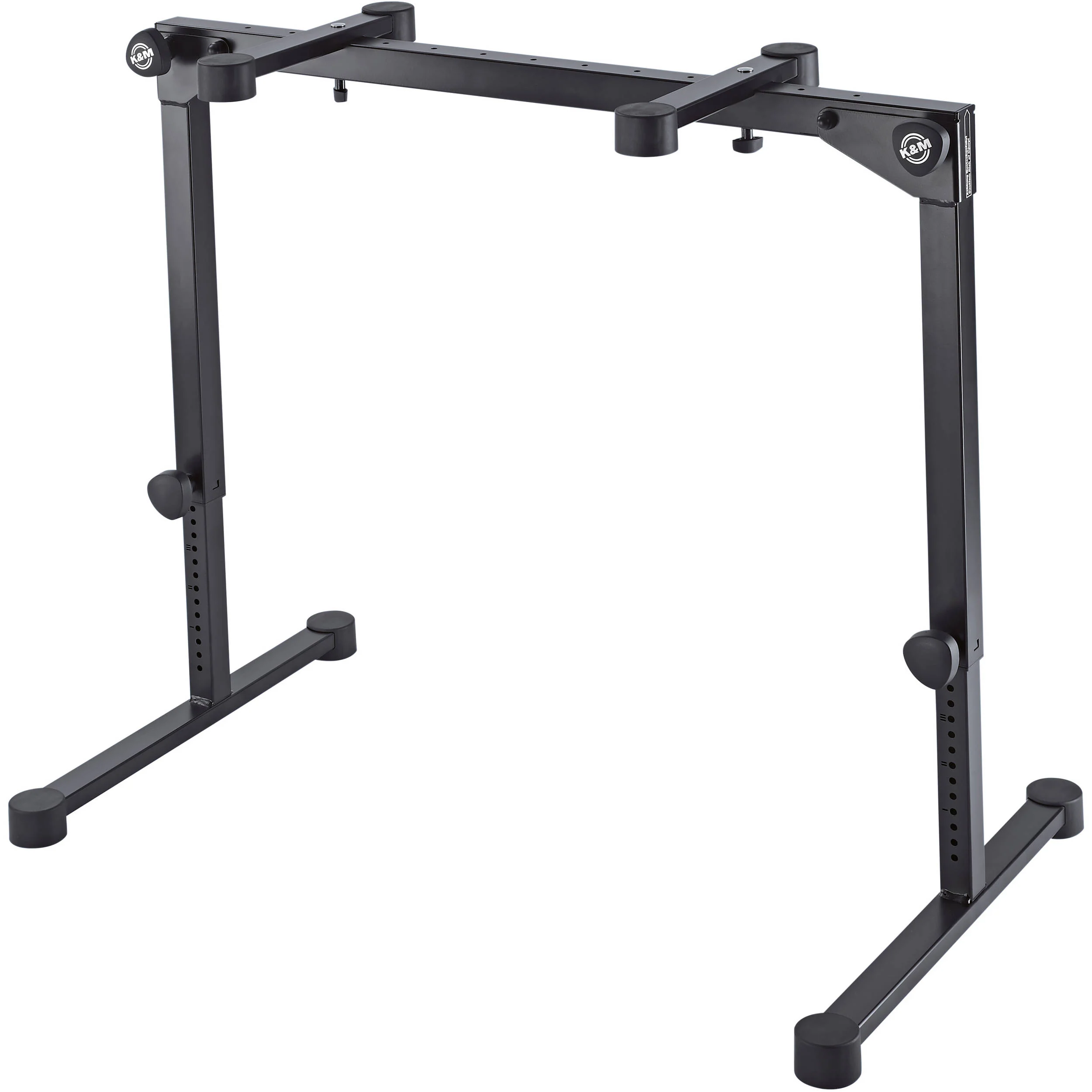 K&M 18820 Omega Pro Table-Style Keyboard Stand with Foldable Legs (Black) - Image 3