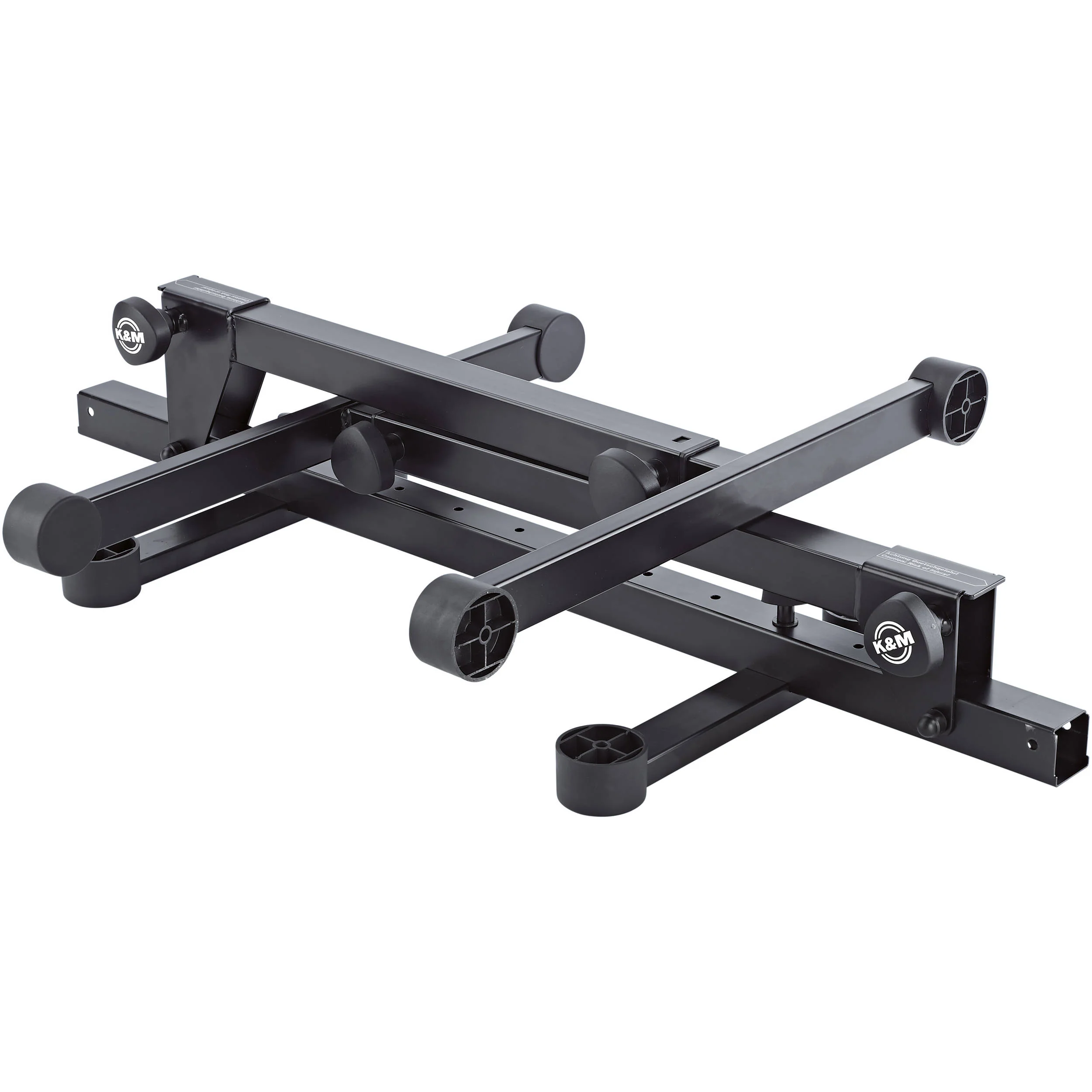 K&M 18820 Omega Pro Table-Style Keyboard Stand with Foldable Legs (Black) - Image 5