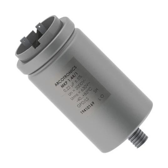 Kemet C44BXFP4100ZB0J C44BXFP4100ZB0J Power Film Capacitor Metallized PP Can 1 µF ± 5% Snubber Stud Mount - M8