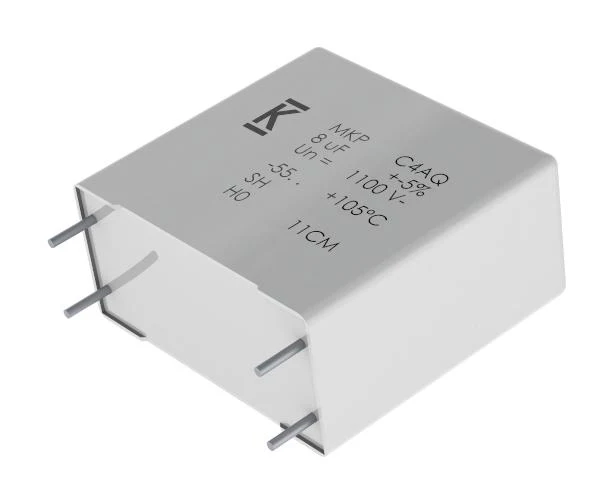 KEMET C4AQQBU4330A1YJ Power Film Capacitor, Metallized PP, Radial Box - 2 Pin, 3.3 µF, ± 5%, DC Link, Through Hole