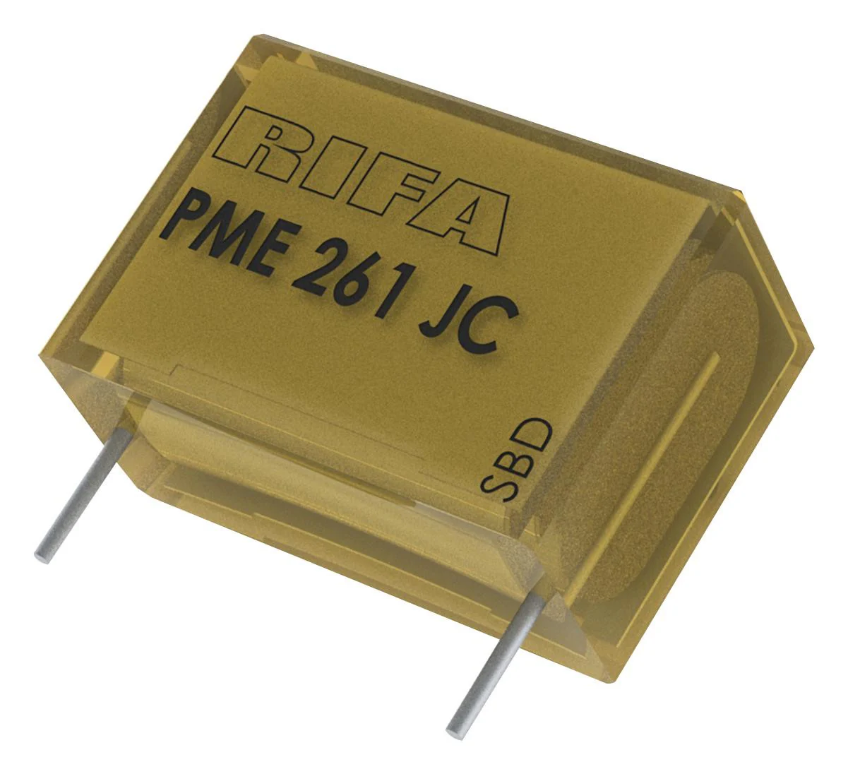 KEMET PME261EC6100KR30 Film Capacitor, 0.1 µF, 630 V, Paper (MP), ± 10%, PME261 Series