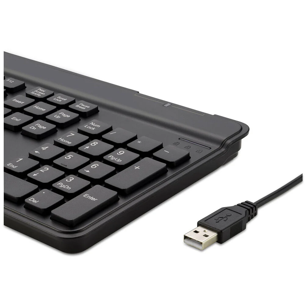 Kensington KB201C Simple Solutions Wired Keyboard with CAC Smart Card Reader - Image 3