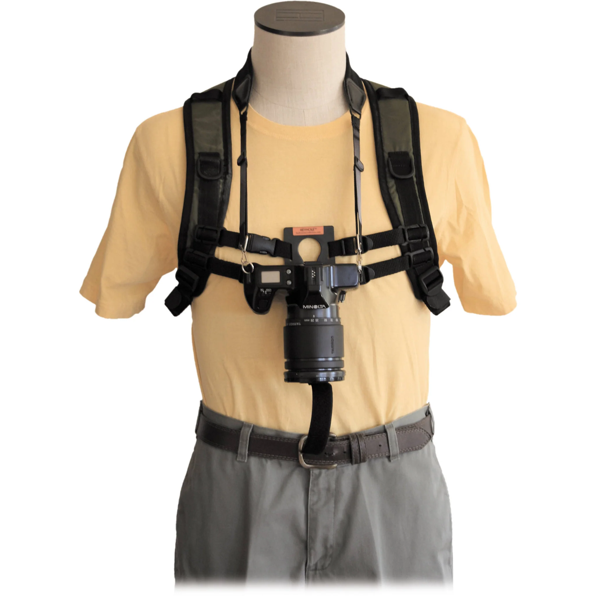 Keyhole Hands-Free Camera Harness (Black) - Image 3