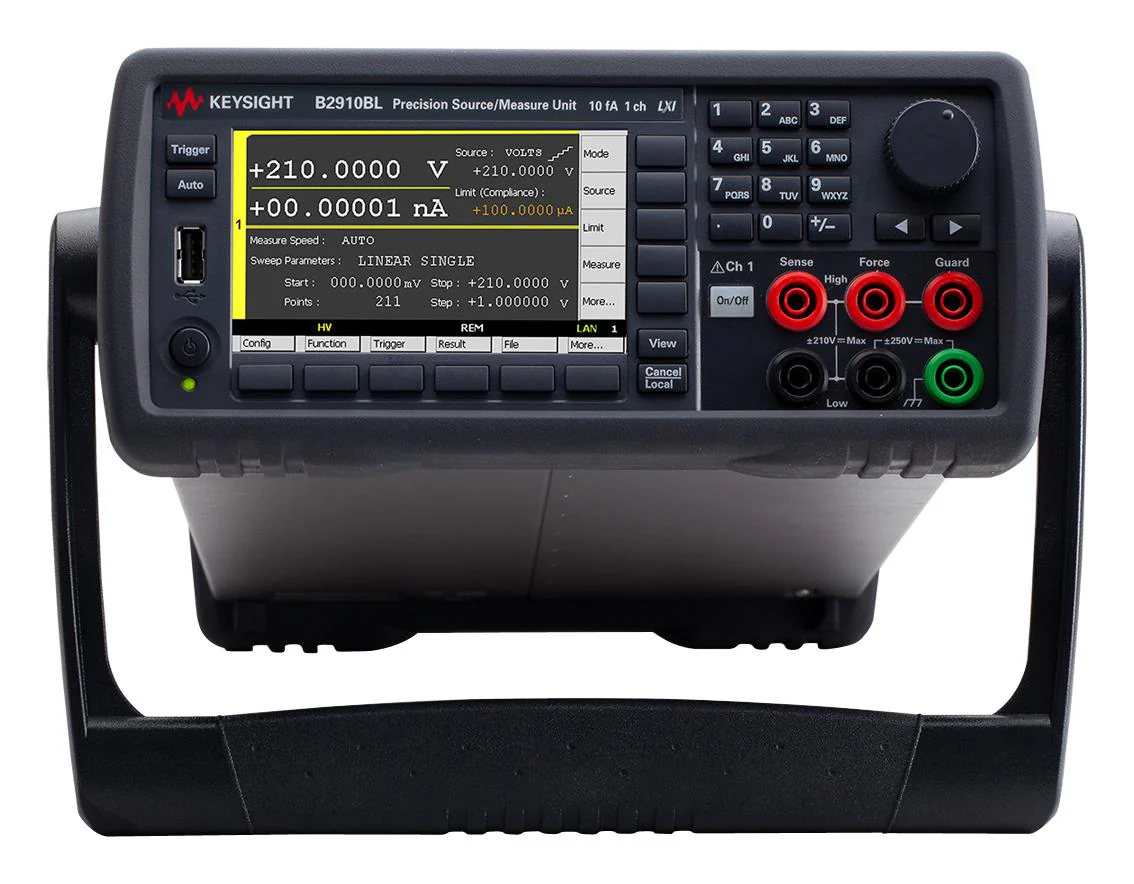 Keysight Technologies B2910BL B2910BL Source Measure Unit SMU Precision 1-Channel 210V 1.5A 10fA Resolution - Image 6