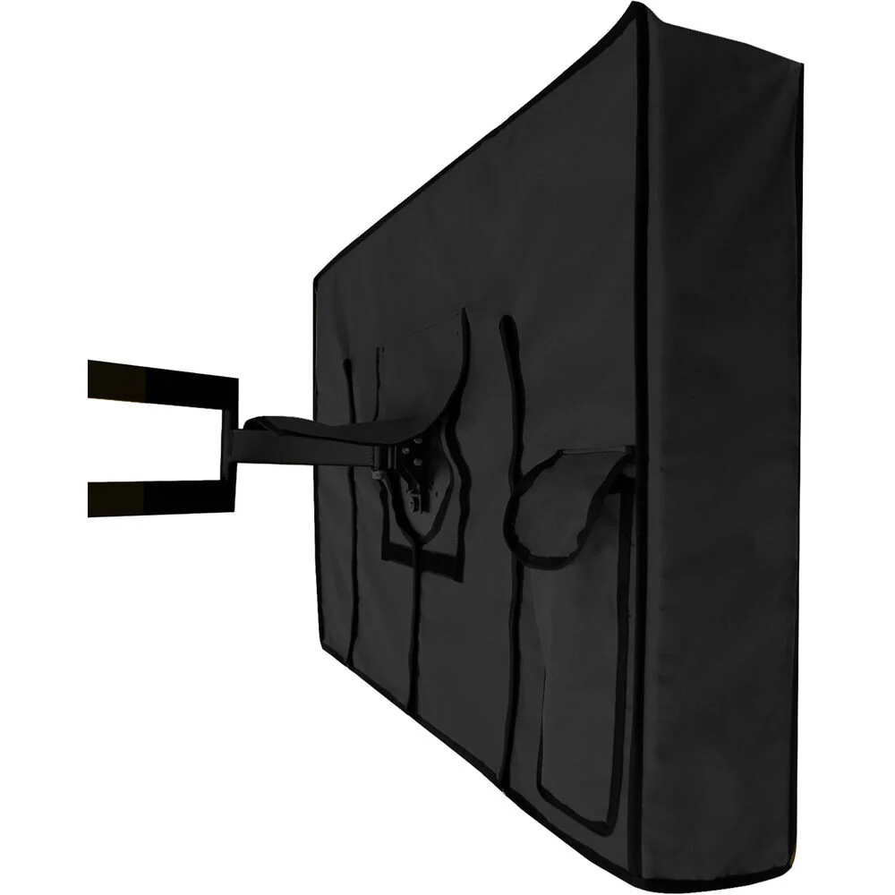 KHOMO GEAR Outdoor TV Cover for 65 to 70" Outdoor TVs (Black) - Image 2