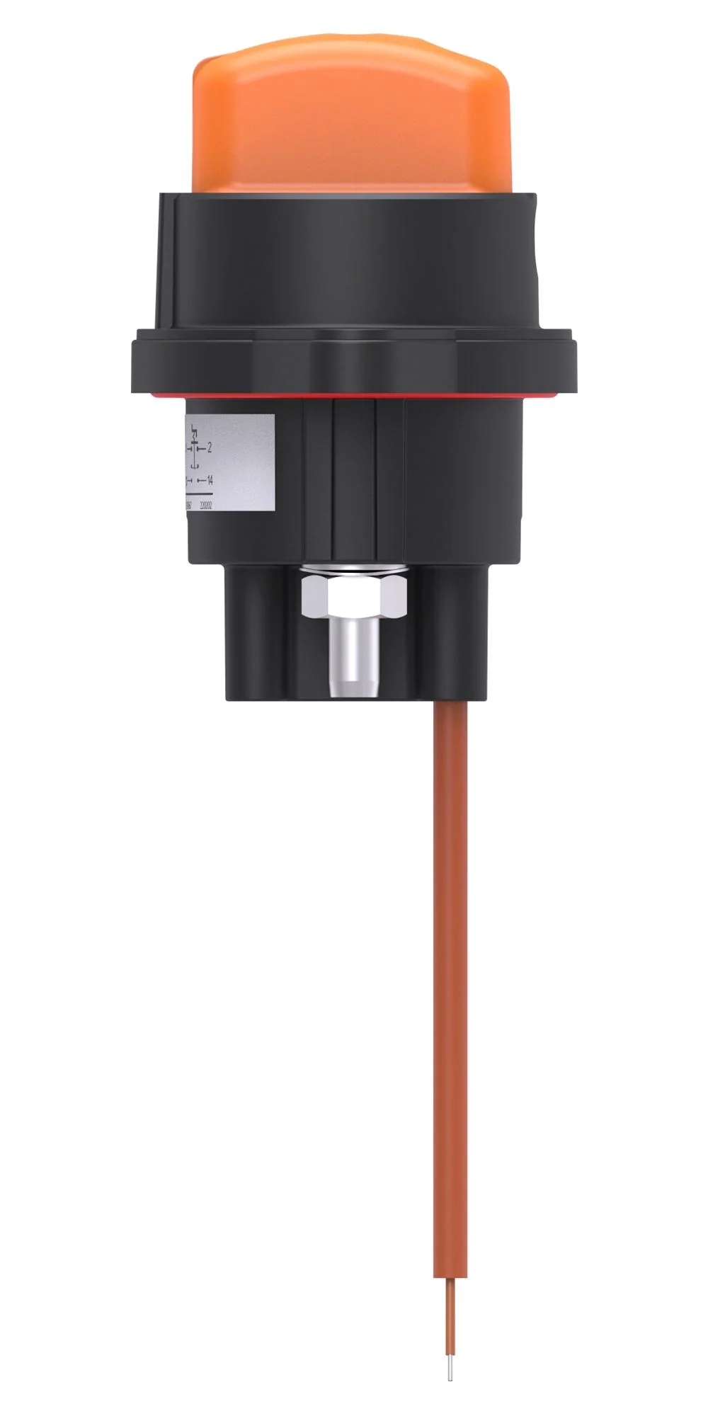 KISSLING - TE CONNECTIVITY 35H-411-0100-OR2100001 Battery Disconnector Switch, Manual, Removable, Orange, Lever, 1 Poles, 400 A, 1 kVDC, Flange - Image 2