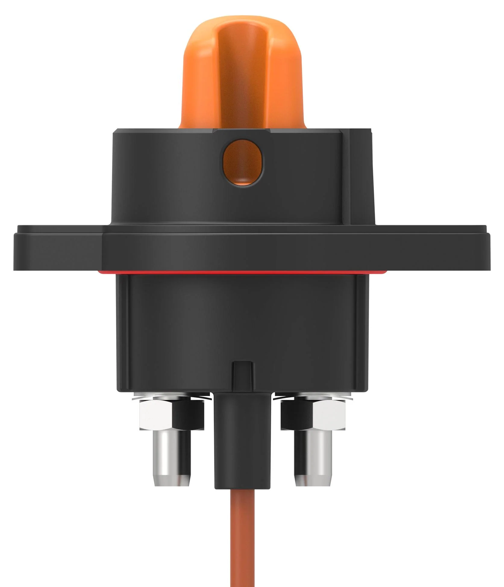 KISSLING - TE CONNECTIVITY 35H-411-0100-OR2100001 Battery Disconnector Switch, Manual, Removable, Orange, Lever, 1 Poles, 400 A, 1 kVDC, Flange - Image 4