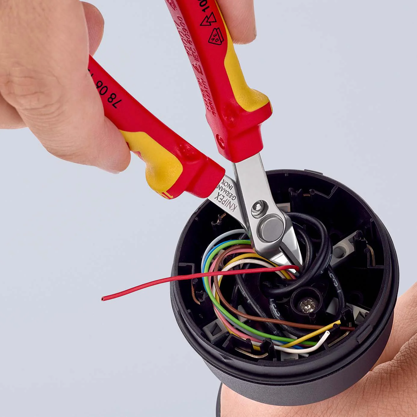 Knipex 78 06 125 Cutter Electronic mm Shear 9 54 &deg; - Image 5