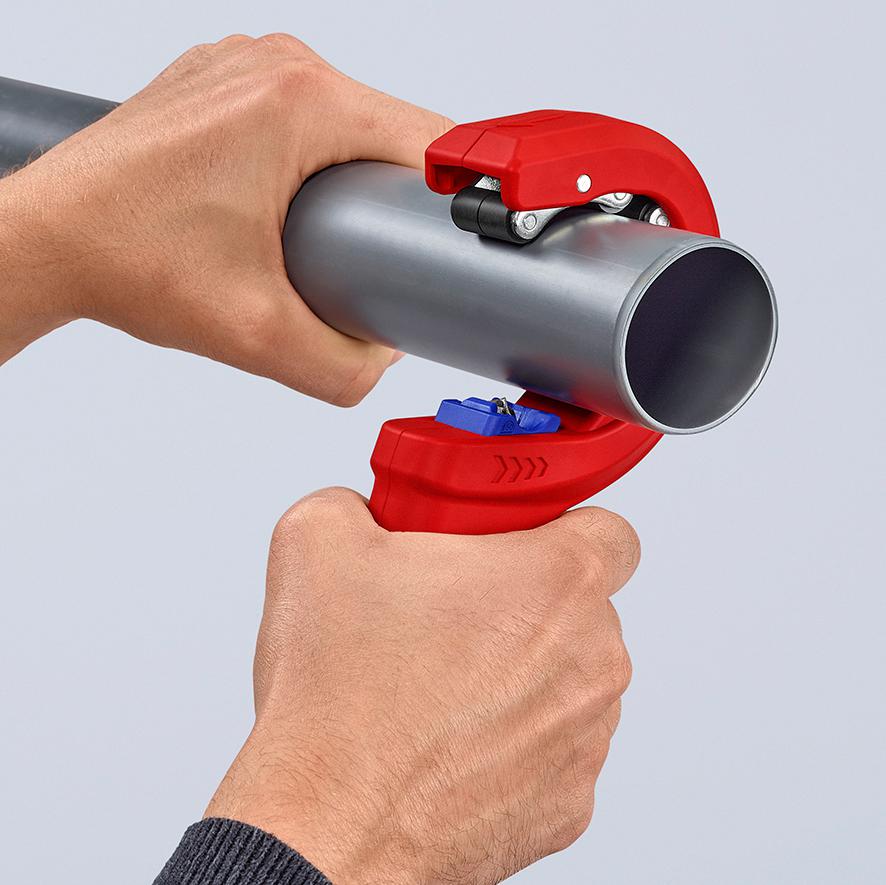 Knipex 90 31 03 BK 90 BK Pipe Cutter Brass Copper Stainless Steel 260 mm 76 Tubix XL Series - Image 7