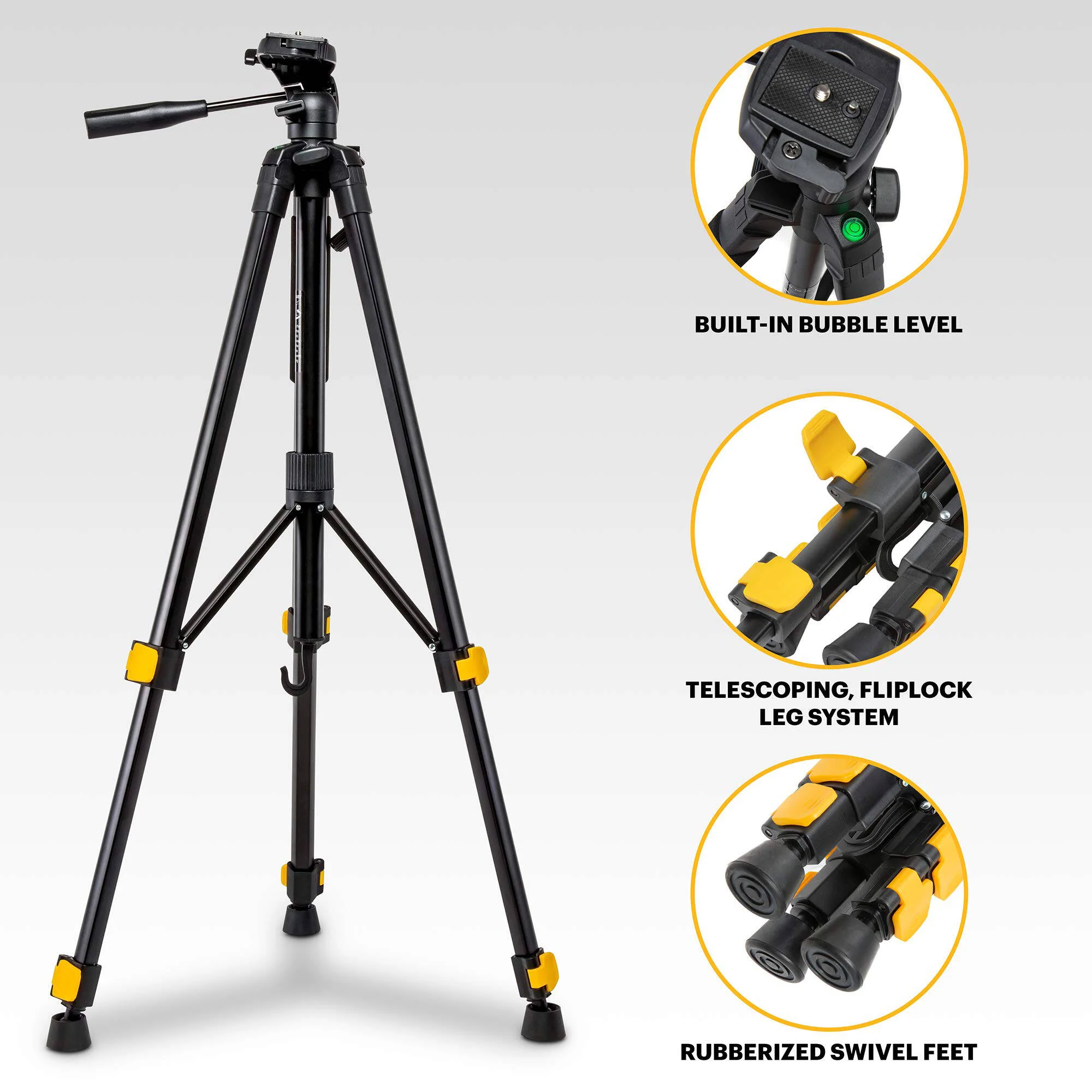 Kodak Photo Gear Lightweight Tripod with Remote (62") - Image 3
