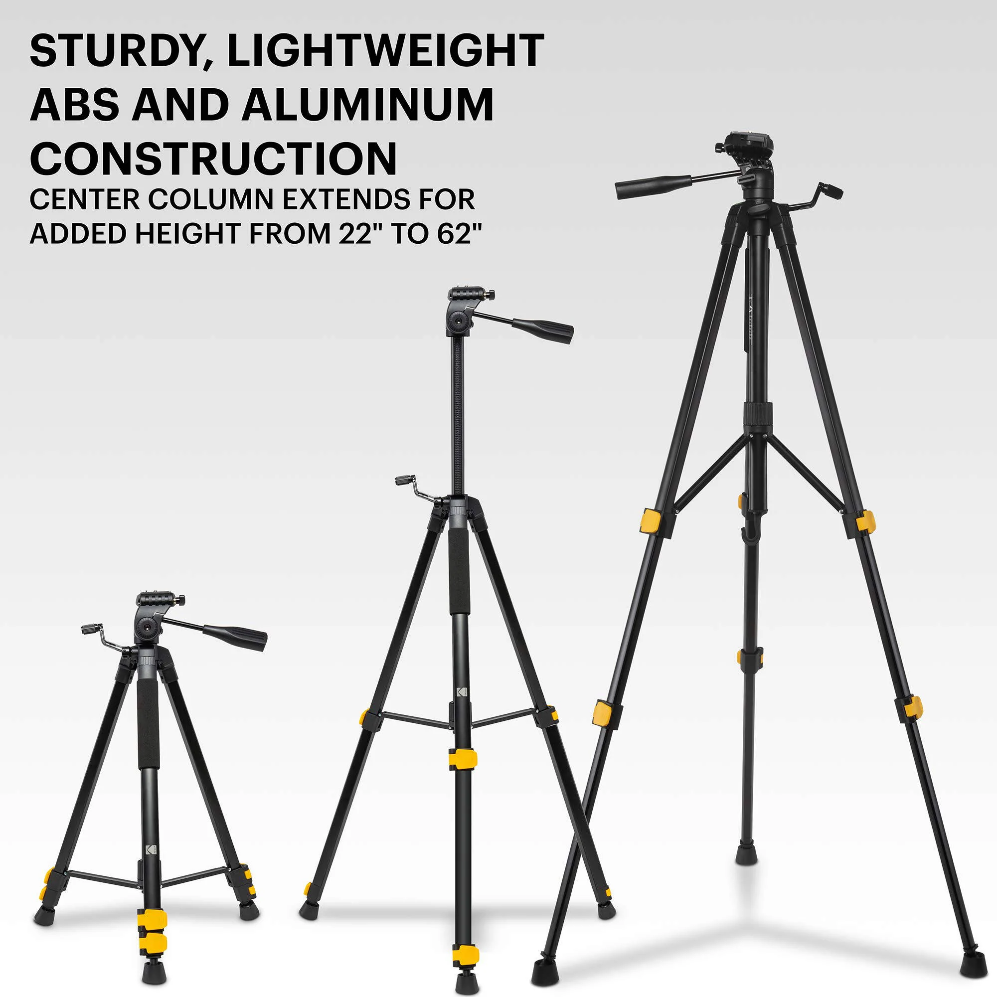 Kodak Photo Gear Lightweight Tripod with Remote (62") - Image 7