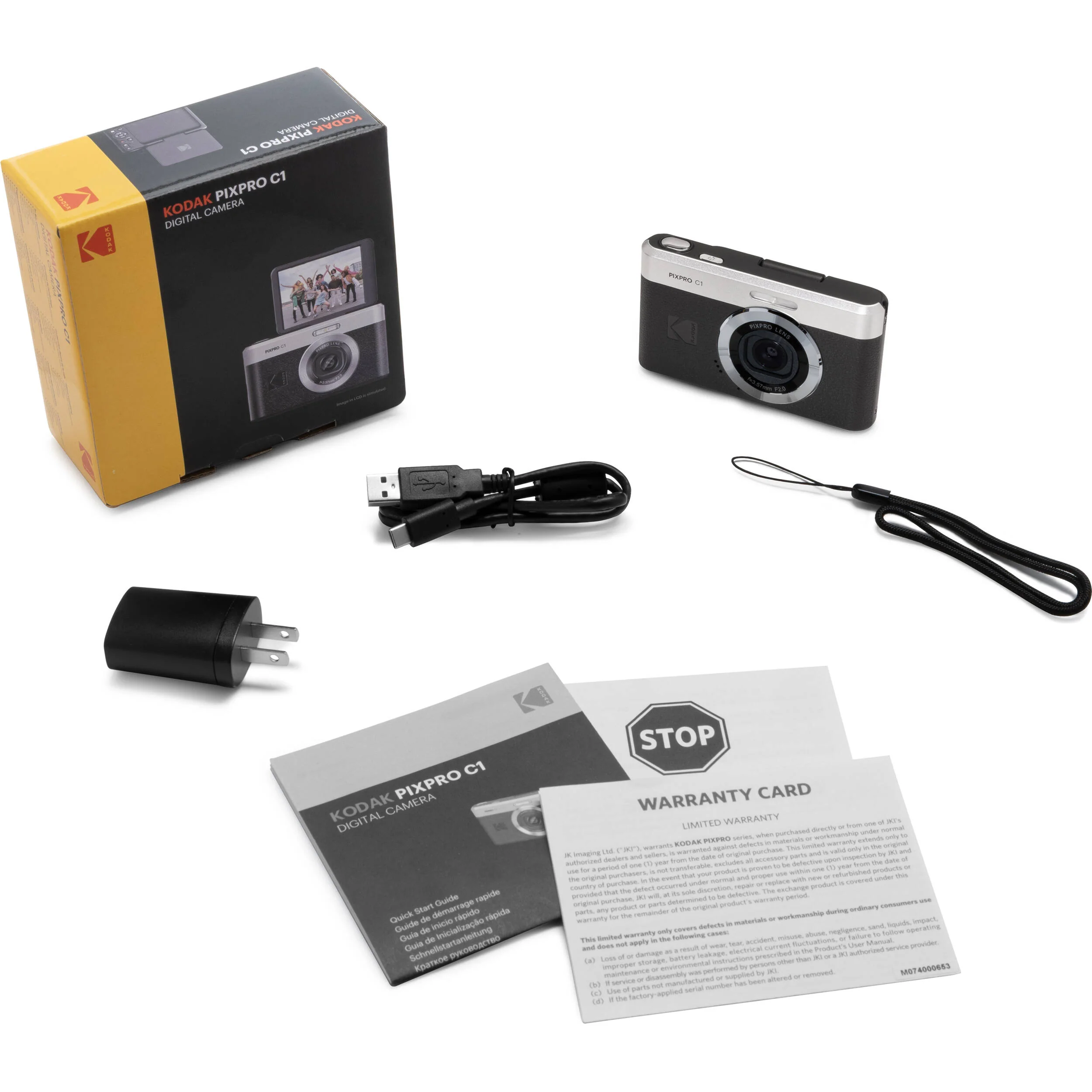 Kodak PIXPRO C1 Compact Digital Camera (Black) - Image 7