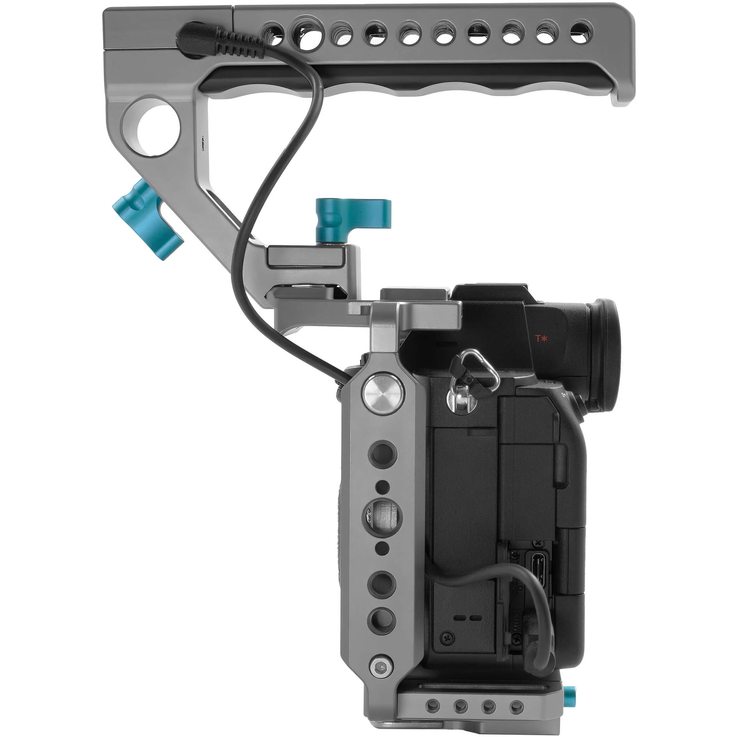 Kondor Blue a7S III Cage with Start/Stop Trigger Handle for Sony a7 Series - Image 5