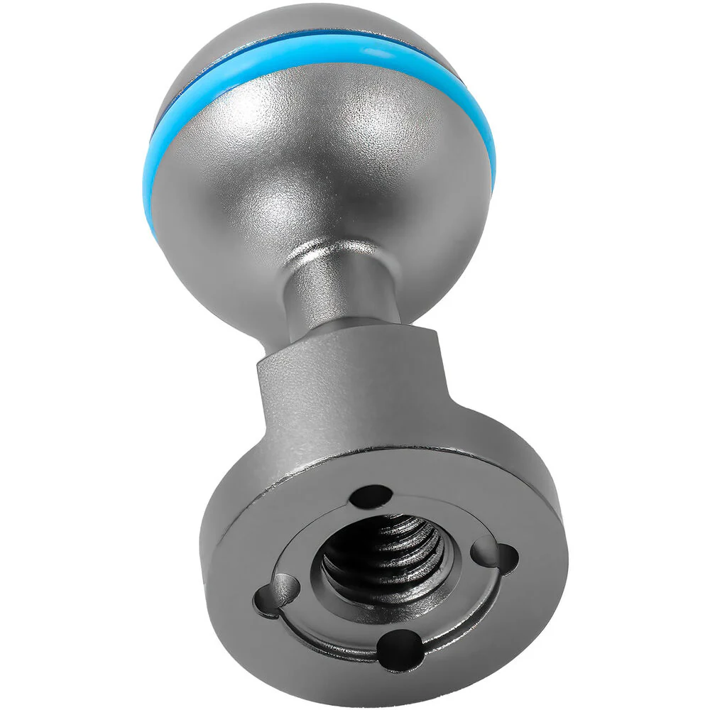 Kondor Blue Ball Head to 3/8"-16 Thread with ARRI Locating Pins for Magic Arm (Space Gray) - Image 3