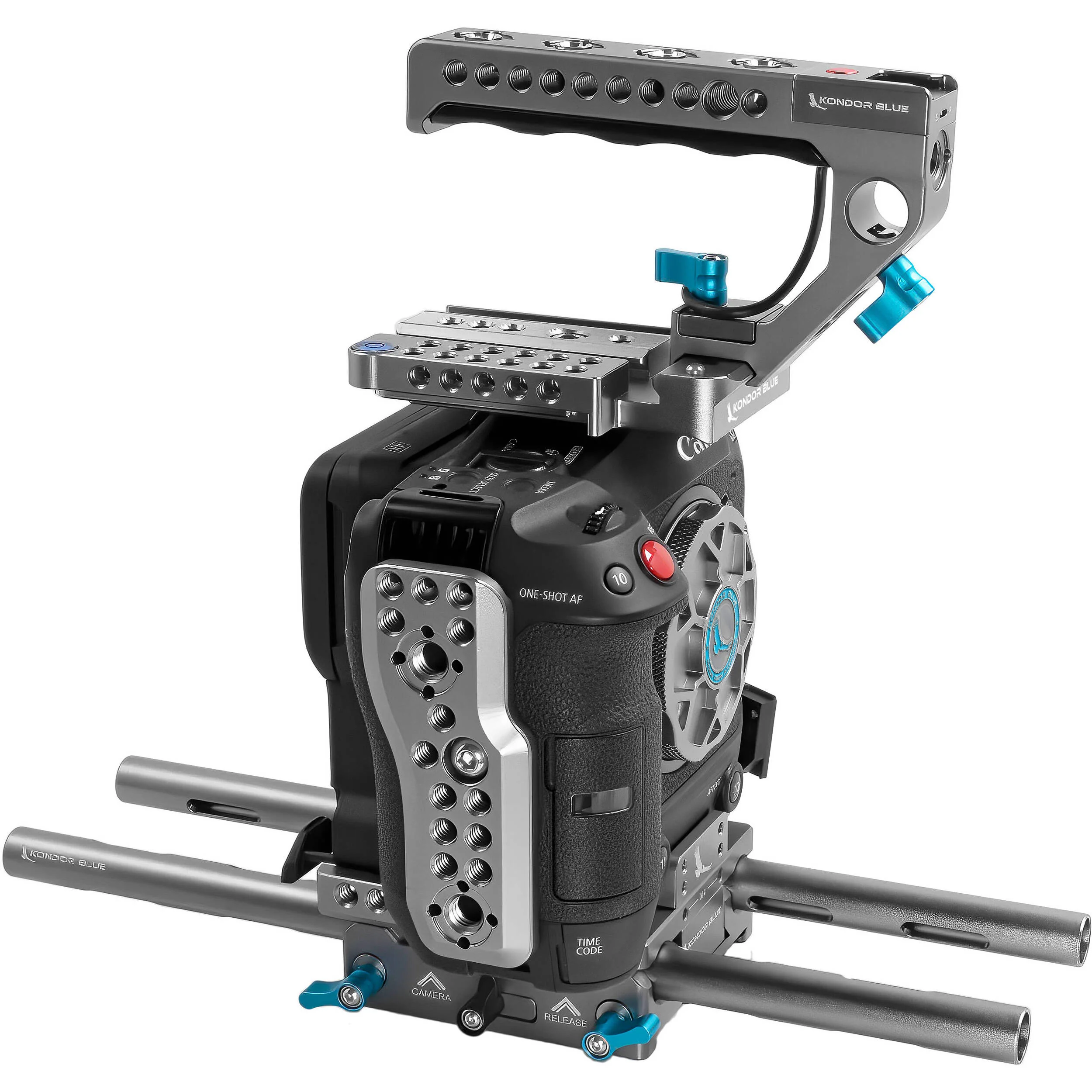 Kondor Blue Base Rig for Canon C70 Base Rig (Space Gray) - Image 3