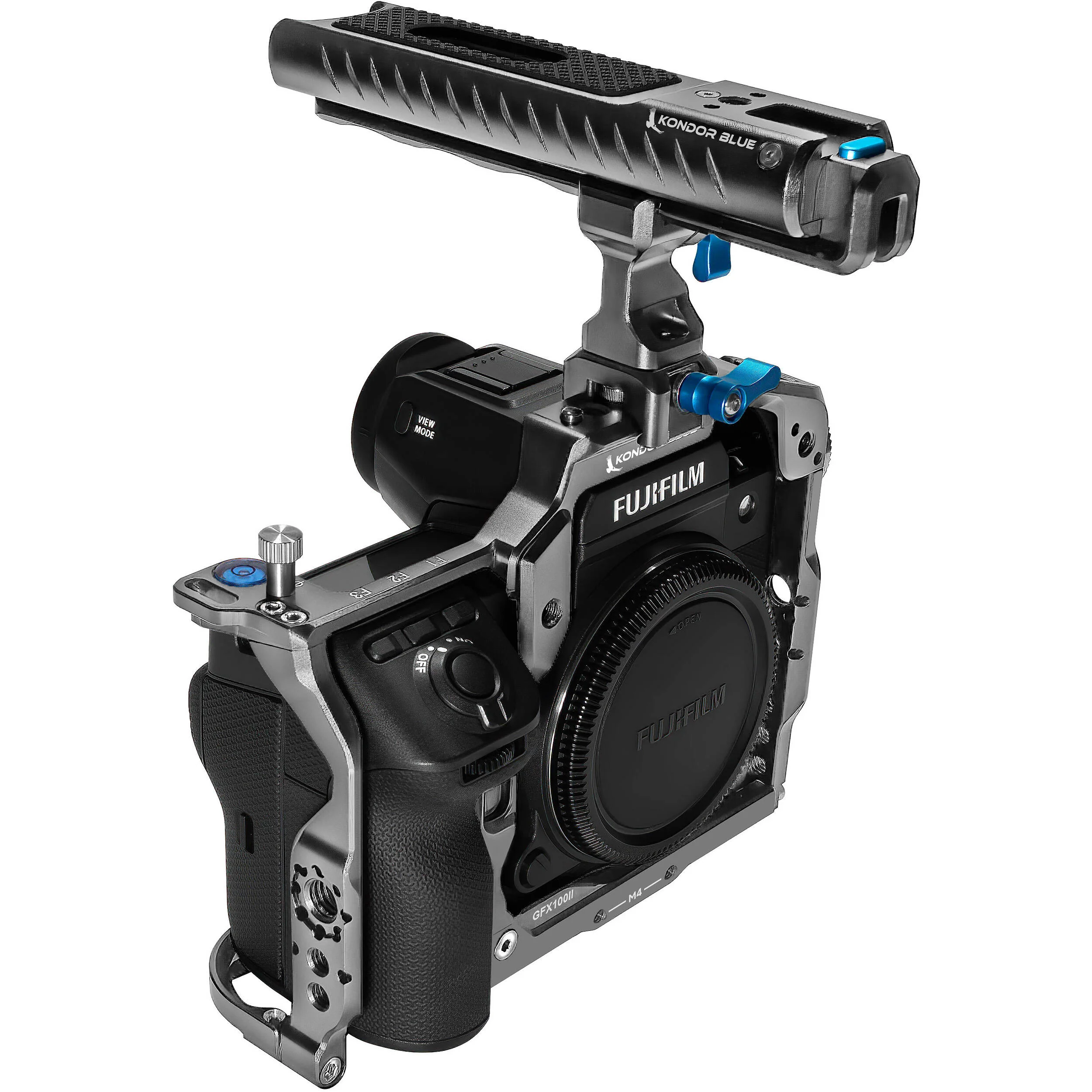 Kondor Blue Cage with SSD Top Handle for FUJIFILM GFX100 II (Space Gray) - Image 2