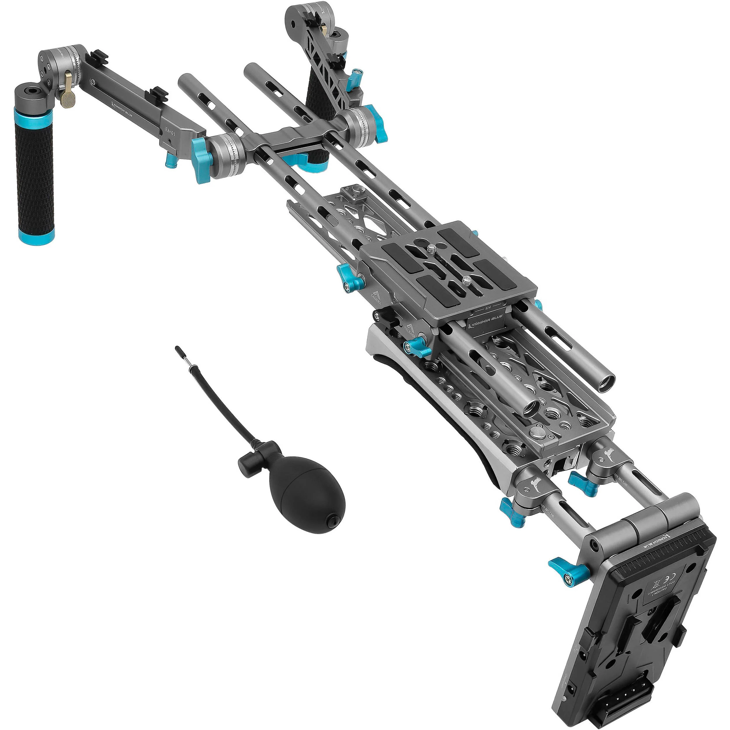 Kondor Blue Shoulder Rig Pro (V-Mount, Space Gray) - Image 2