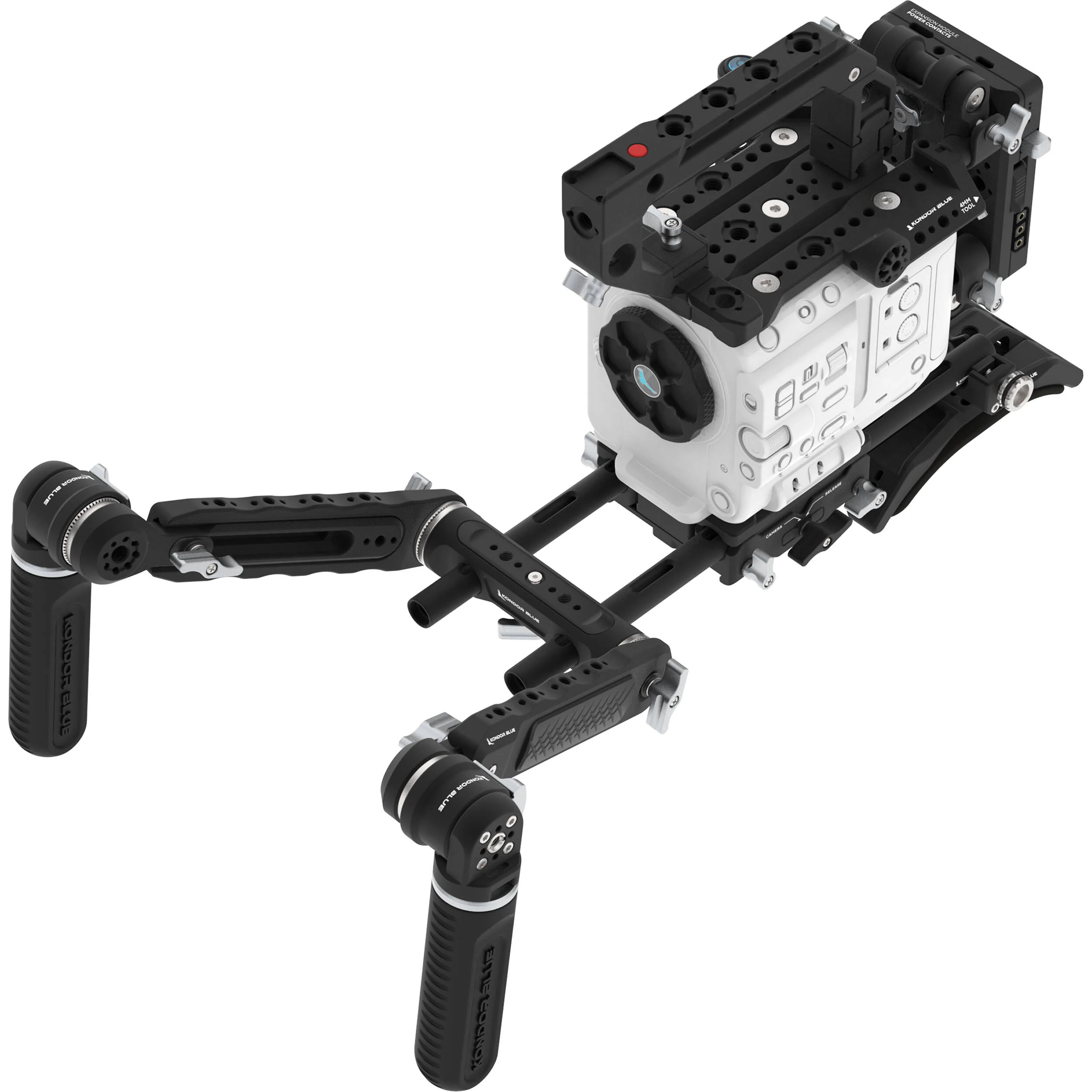 Kondor Blue Ultimate Rig MKII for Sony FX6 (Raven Black, V-Mount) - Image 2