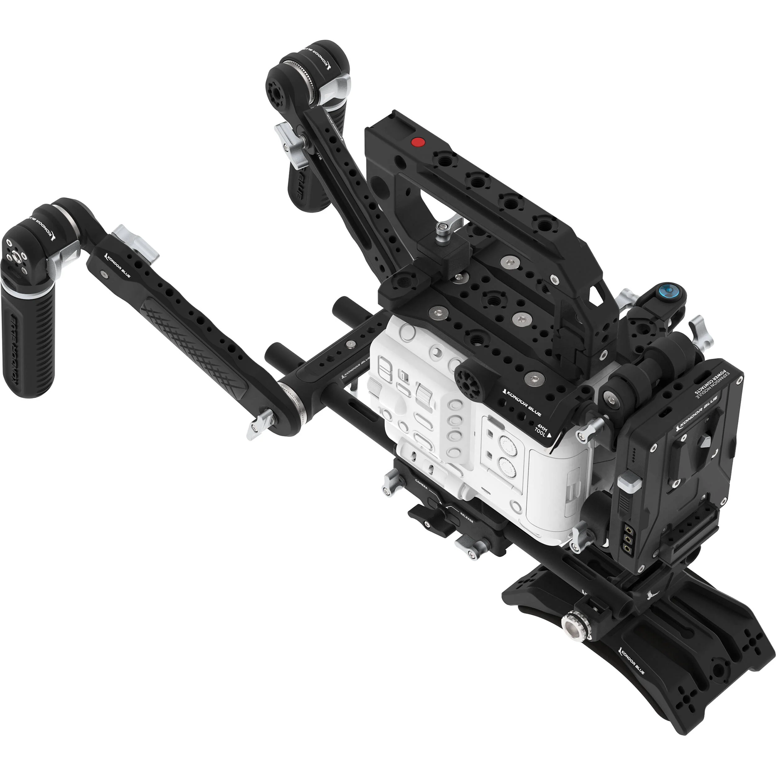 Kondor Blue Ultimate Rig MKII for Sony FX6 (Raven Black, V-Mount) - Image 3