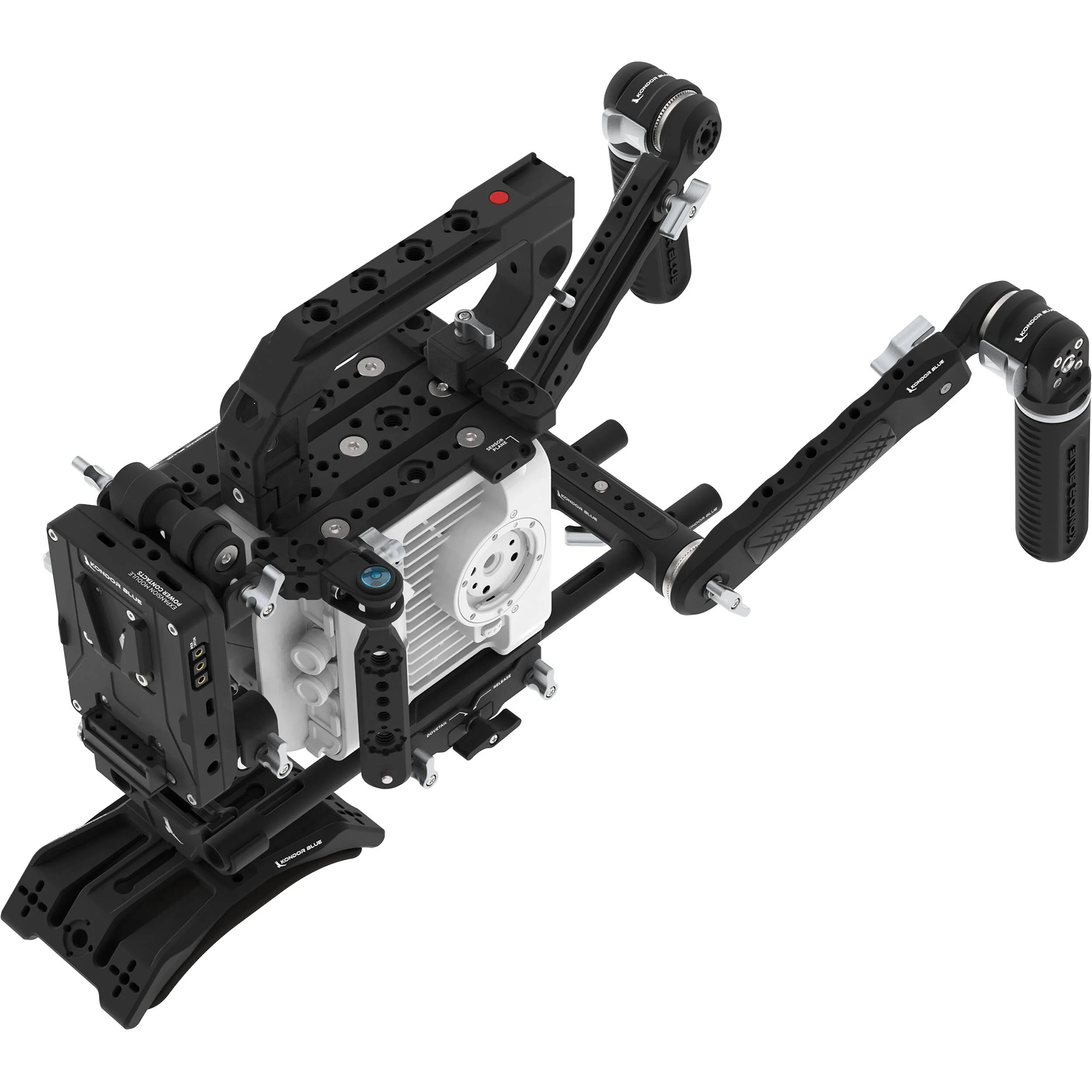 Kondor Blue Ultimate Rig MKII for Sony FX6 (Raven Black, V-Mount) - Image 4