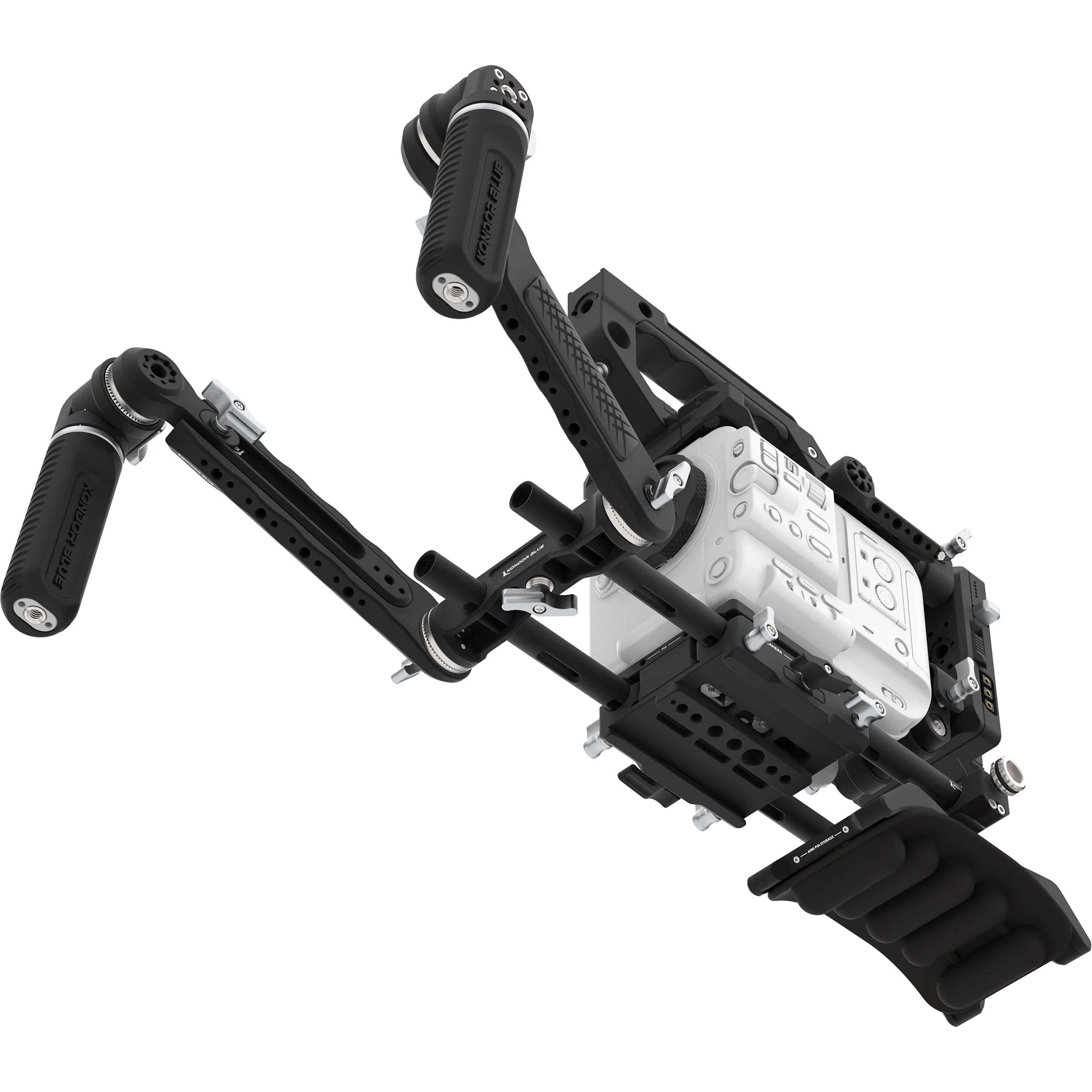 Kondor Blue Ultimate Rig MKII for Sony FX6 (Raven Black, V-Mount) - Image 6