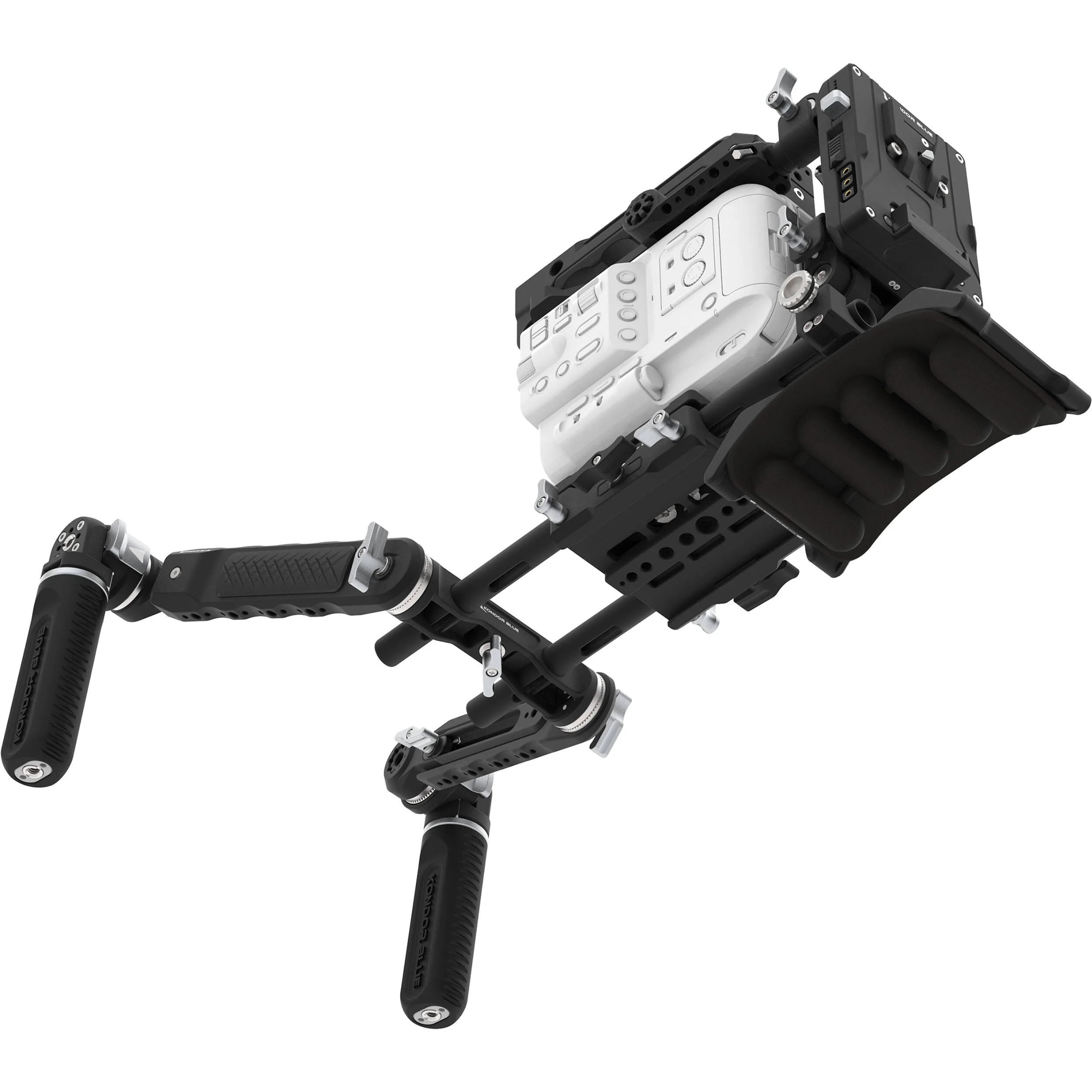 Kondor Blue Ultimate Rig MKII for Sony FX6 (Raven Black, V-Mount) - Image 7
