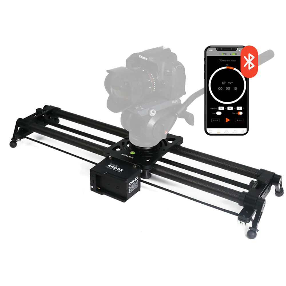 Konova P1 Carbon Slider with KMS-S3 Wireless Motorized System (31.5")