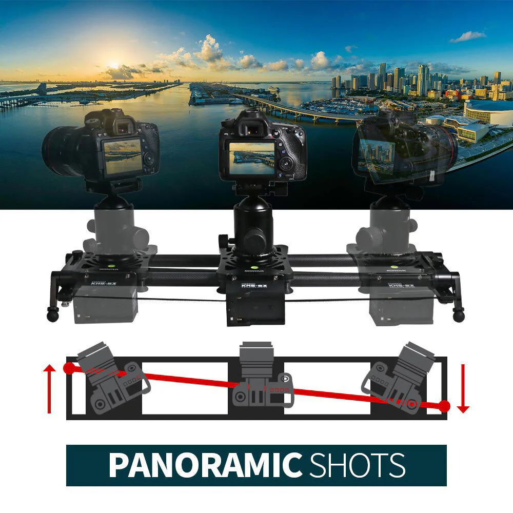 Konova P1 Carbon Slider with KMS-S3 Wireless Motorized System (31.5") - Image 4