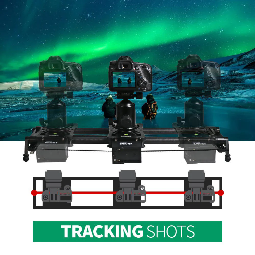 Konova P1 Carbon Slider with KMS-S3 Wireless Motorized System (31.5") - Image 6