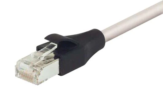 L-COM TRD855DSZ-10 Ethernet Cable, Cat5e, RJ45 Plug to RJ45 Plug, STP (Shielded Twisted Pair), Grey, 3.05 m, 10 ft