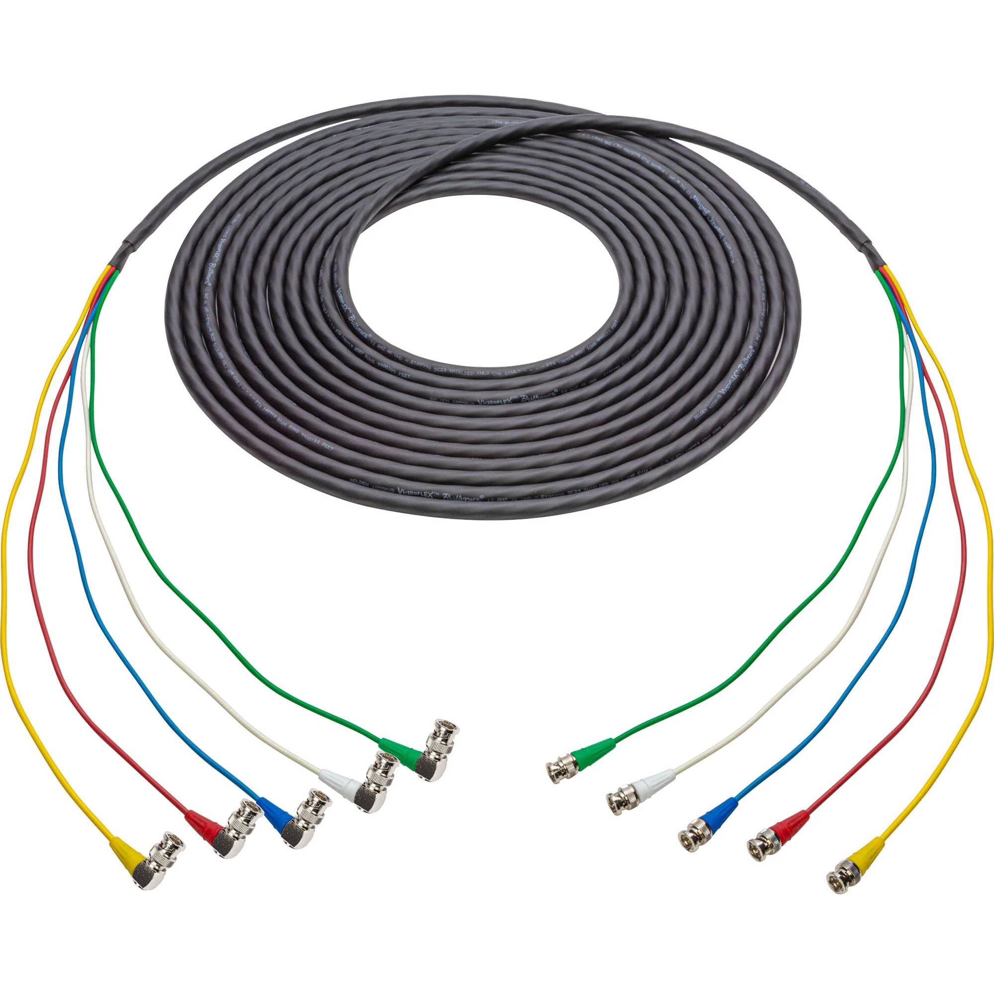 Laird Digital Cinema 4855R 12G-SDI/4K UHD BNC Snake Cable (6')