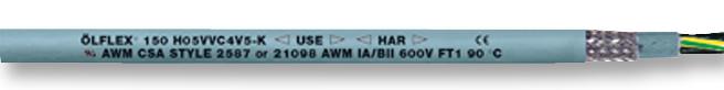 Lapp Kabel 0015903 Multicore Cable Ölflex® CY Per M Screened 3 Core 14 AWG 2.5 mm²