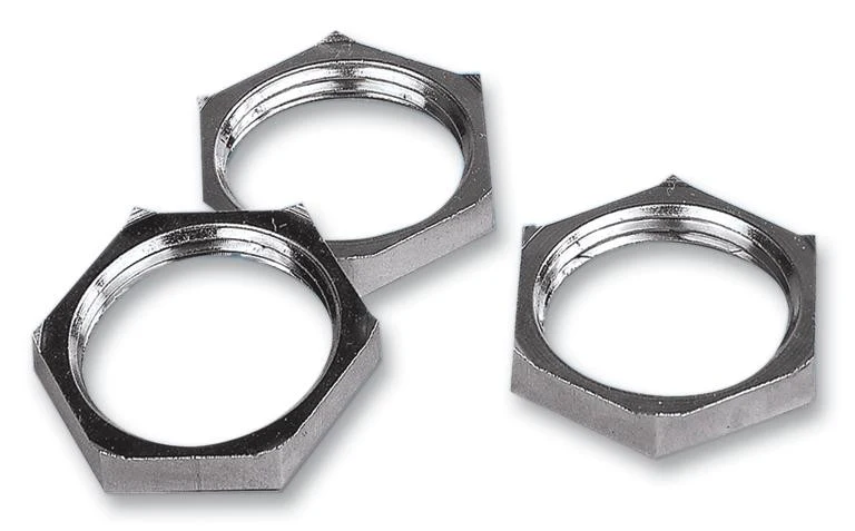 LAPP KABEL 52103220 Locknut, Skindicht� SM-PE, Brass, Nickel, PG11, 4.7 mm