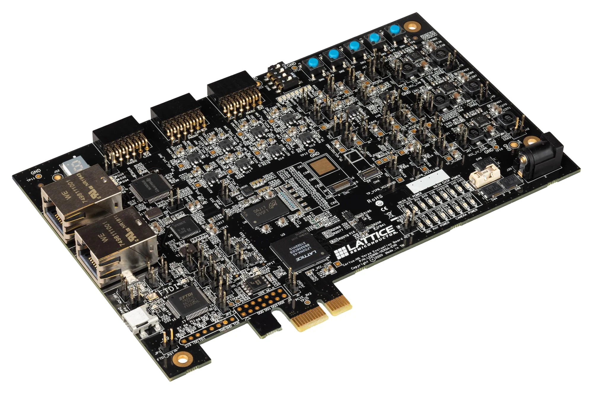LATTICE SEMICONDUCTOR LFD2NX-VERSA-EVN Evaluation Board, LFD2NX-40-8BG256C, Certus-NX, FPGA - Image 3