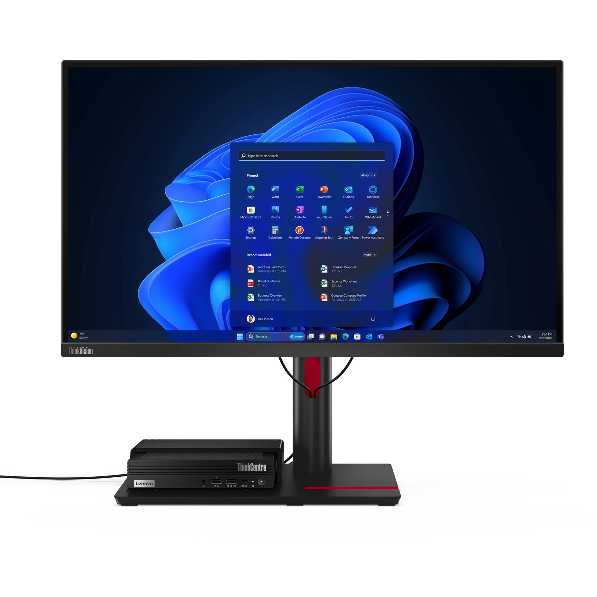 Lenovo ThinkCentre M90q Gen 5 Tiny Desktop Computer - Image 7
