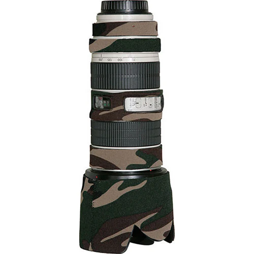 LensCoat Lens Cover for Canon 70-200mm f/2.8 Non-IS Lens (Forest Green Camo)