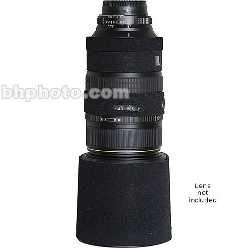 LensCoat Lens Cover For the AF VR Zoom-Nikkor 80-400mm f/4.5-5.6D ED Lens (Black)