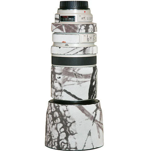 LensCoat Lens Cover for the Canon EF 180mm f/3.5L Macro USM Lens (Realtree AP Snow)